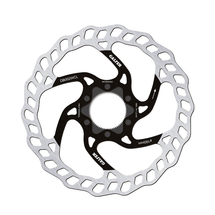Rotor GALFER Wave Center Lock 160 x 1.8 mm - imagen 1