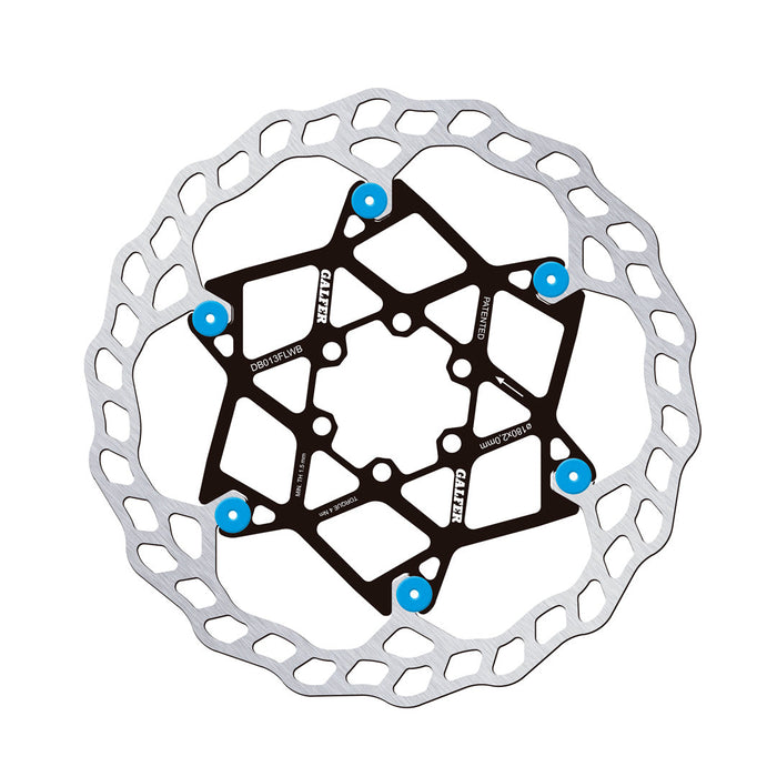 Rotor GALFER Wave Flotante 180 x 2.0 mm BLUE PINS - imagen 1