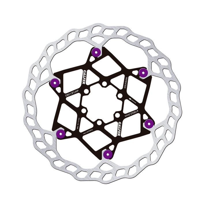 Rotor GALFER Wave Flotante 180 x 2.0 mm PURPLE PINS - imagen 1