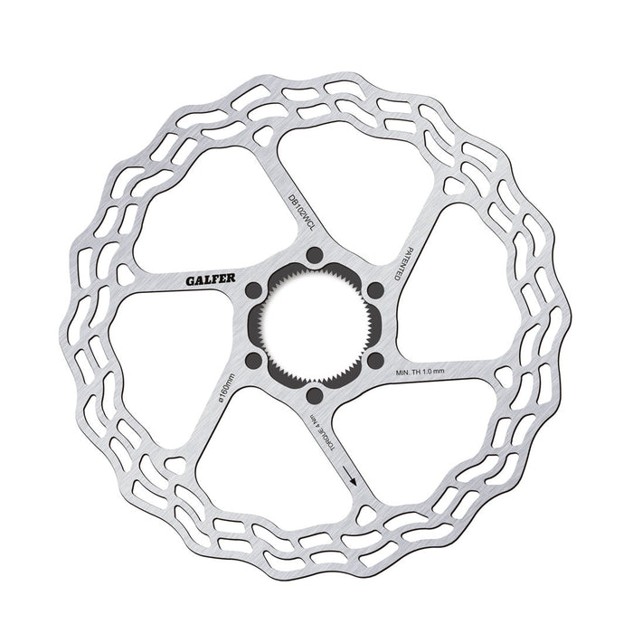 Rotor GALFER Wave Ruta Center Lock 160 x 1.8 mm - imagen 1