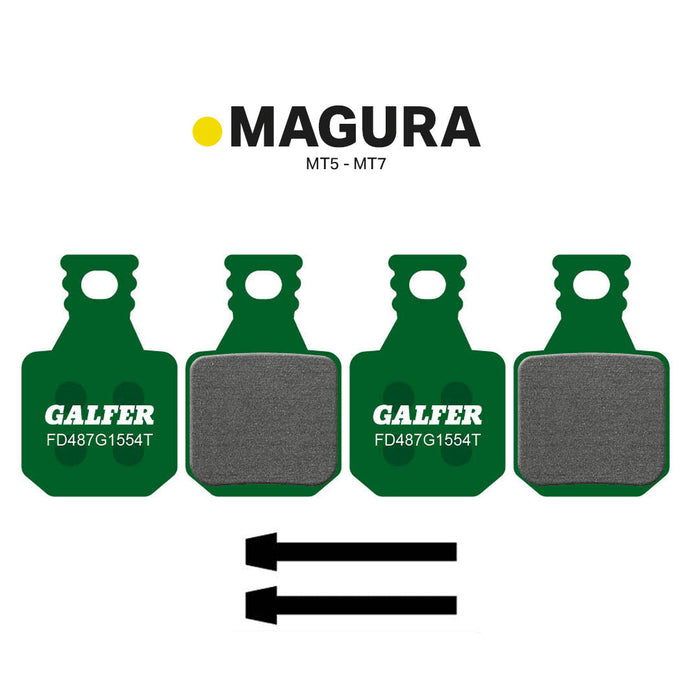 Balatas GALFER PRO MAGURA MT5 - MT7 4 PADS - imagen 1
