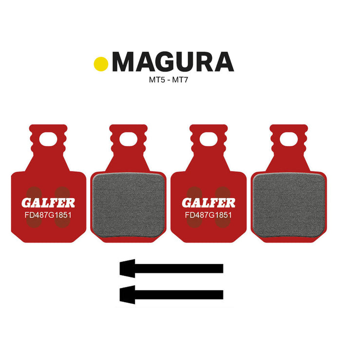 Balatas GALFER Advanced MAGURA MT5 - MT7 4 PADS - imagen 1