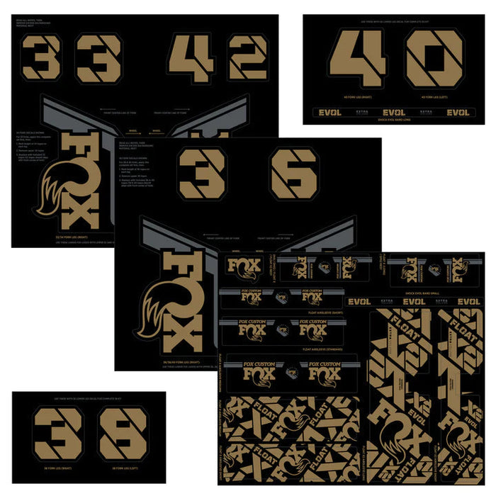 Fox Custom Decal Kit 2021 - imagen 1