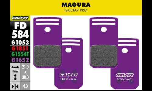 Balatas GALFER E-Bike MAGURA GUSTAV PRO - imagen 1