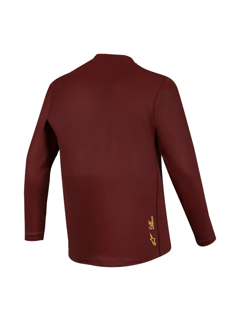 Jersey A-Dura Ride Bordeaux - Manga Larga - imagen 2