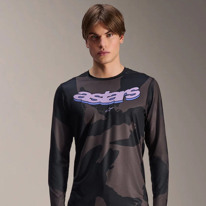 Jersey A-Dura Hollow Camo Negro - Manga Larga - imagen 1