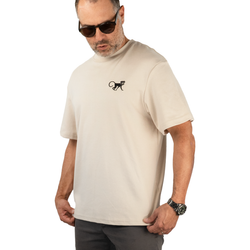 T-shirt Barrio Monkeylion - Beige Claro - imagen 2