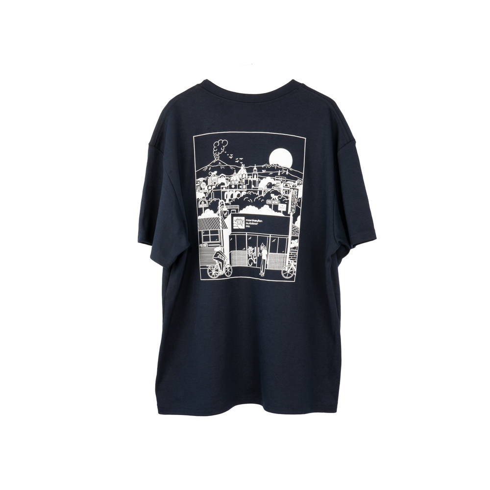 T-shirt Barrio Monkeylion - Azul Oscuro - imagen 3