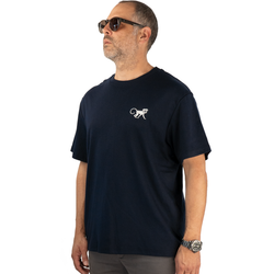 T-shirt Barrio Monkeylion - Azul Oscuro - imagen 2