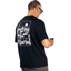 T-shirt Barrio Monkeylion - Azul Oscuro - imagen 4