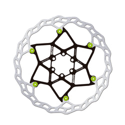 Rotor GALFER Wave Flotante 203 x 2.0 mm GREEN PINS - imagen 1