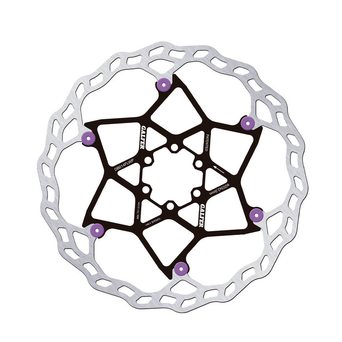 Rotor GALFER Wave Flotante 203 x 2.0 mm PURPLE PINS - imagen 1