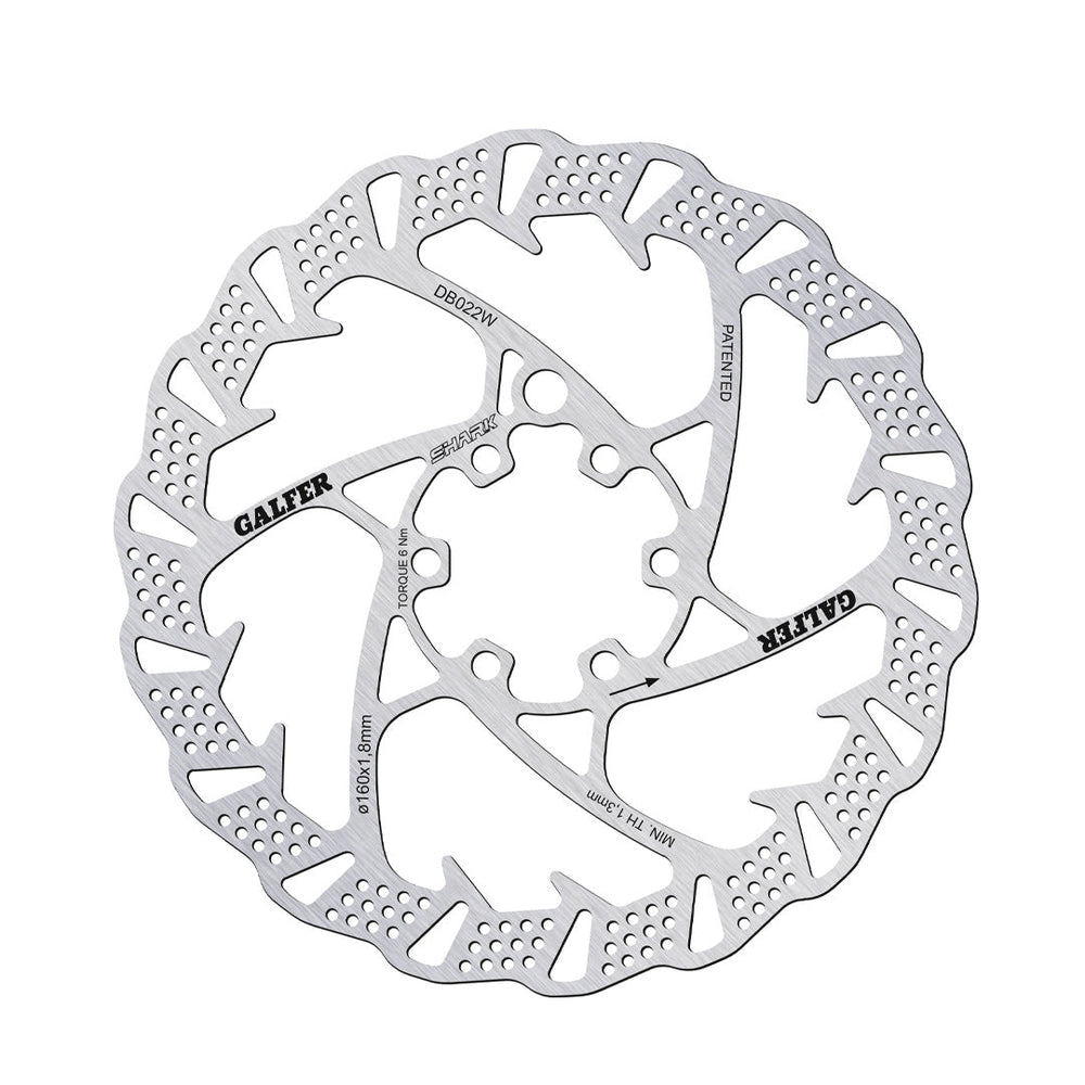 Rotor GALFER SHARK 160 x 1.8 mm - imagen 1