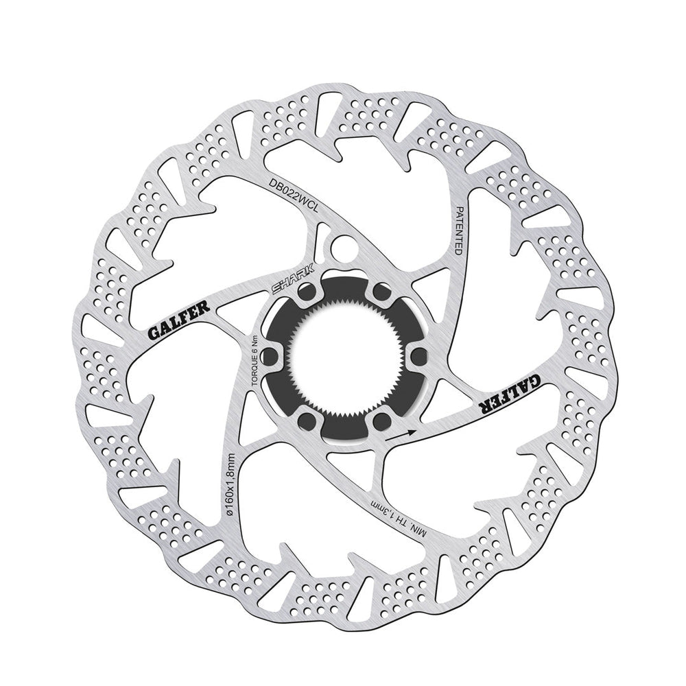 Rotor GALFER SHARK Center Lock 160 x 2.0 mm - imagen 1