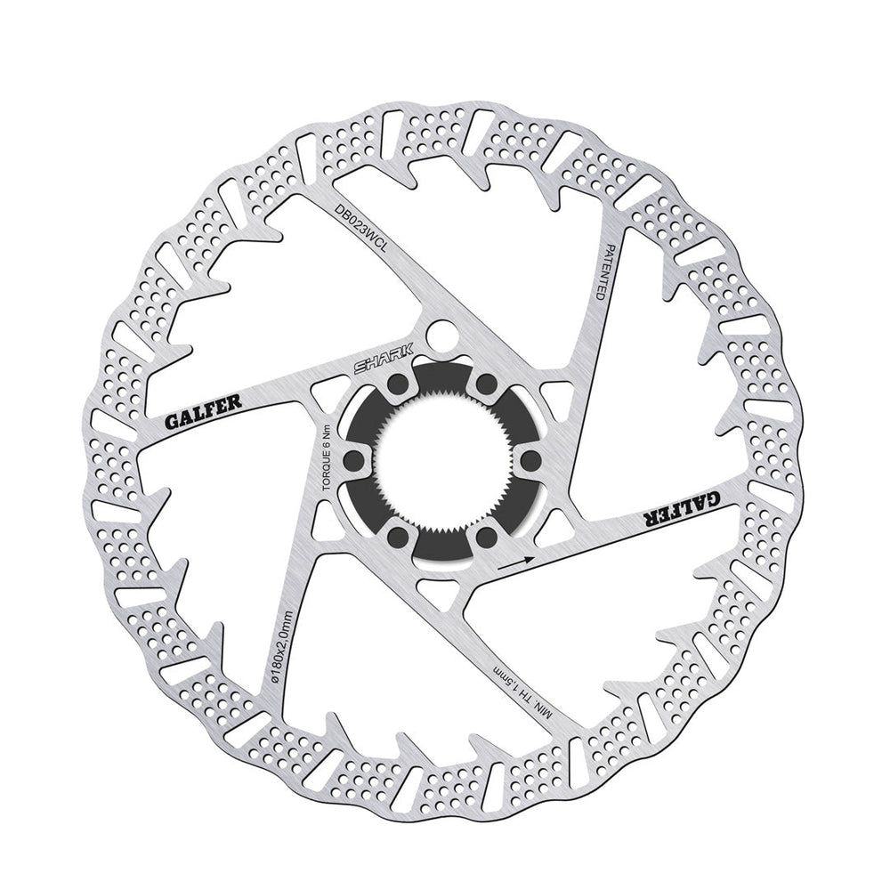 Rotor GALFER SHARK Center Lock 180 x 2.0 mm - imagen 1