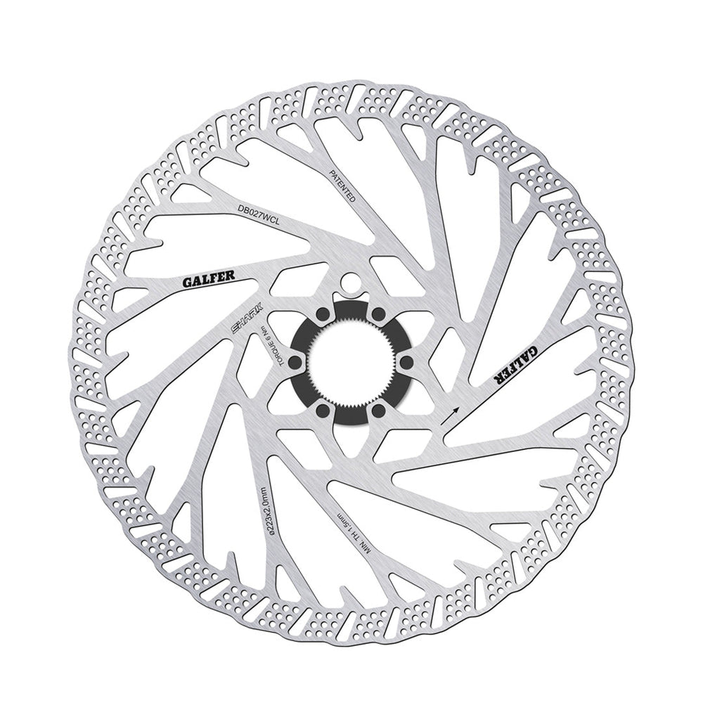 Rotor GALFER SHARK Center Lock 223 x 2.0 mm - imagen 1