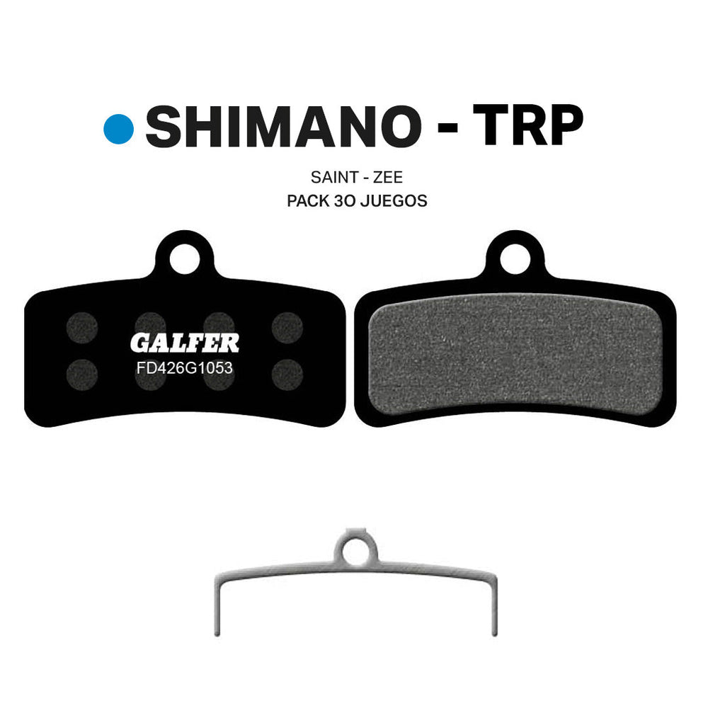 Pack Balatas Performance (30 juegos) SHIMANO SAINT - ZEE - imagen 1