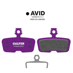 Pack Balatas E-Bike (30 juegos) AVID CODE R (11-) - imagen 1