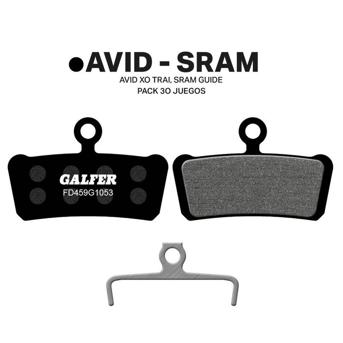 Pack Balatas Performance (30 juegos) SRAM GUIDE / AVID XO TRAIL - imagen 1