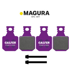 Balatas GALFER E-Bike MAGURA MT5 - MT7 4 PADS - imagen 1