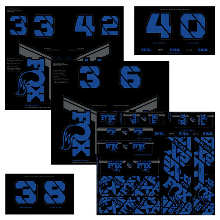 Fox Custom Decal Kit 2021 - imagen 2