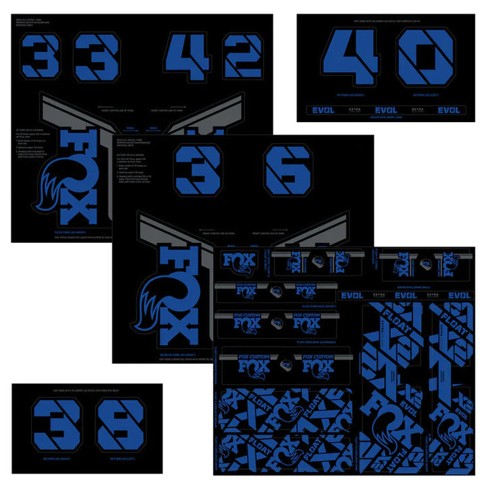 Fox Custom Decal Kit 2021 - imagen 2