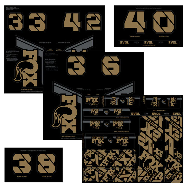 Fox Custom Decal Kit 2021 - imagen 1
