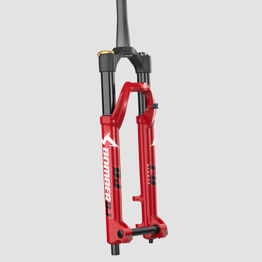Horquilla Marzocchi DJ, 26", Gloss Red (v2) - imagen 1