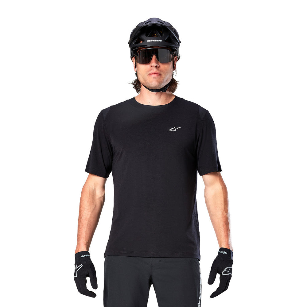 Jersey A-Dura Dri Wool Negro - Manga Corta - imagen 1