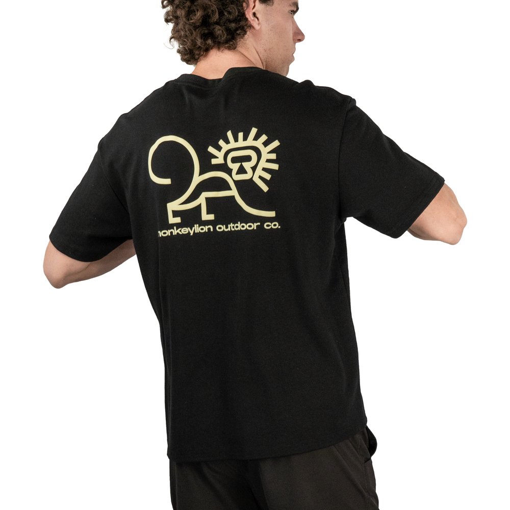 T-shirt Oversize Monkeylion - Negra - imagen 2