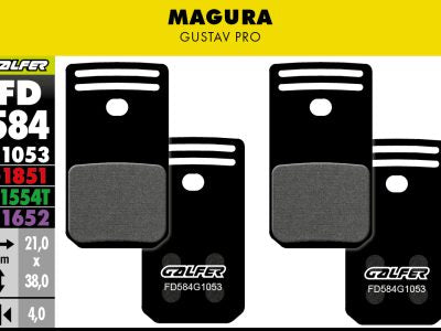 Balatas GALFER Performance MAGURA GUSTAV PRO - imagen 1